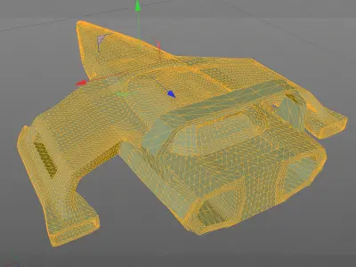 Powerboat fiction 3D model