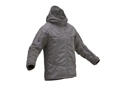 Military Winter Jacket 101 - All MH Bodies-UE5 Skeletons-Rigged Low-poly 3D model