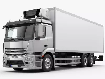 Generic Truck 6X2 van 3D model