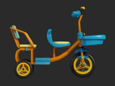 Childrens Tricycle 3D model