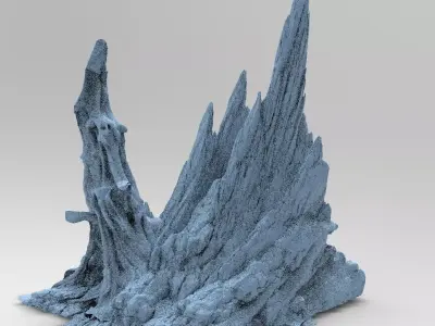 Medieval Hollow Tree 2 3D model