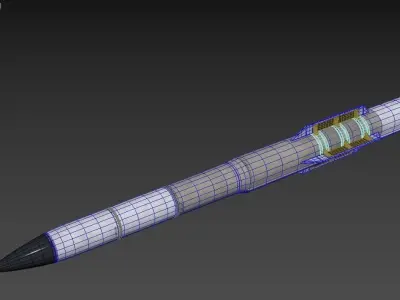 PAC-3 Air Defense Missile 3D model