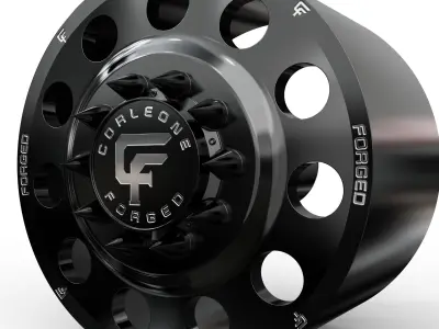 corleone front fori dually wheel   3D print model