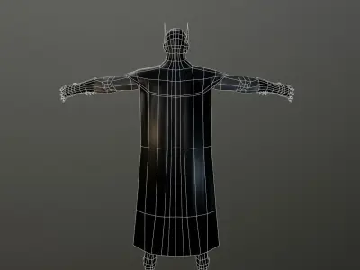 Batman 3d Model - Low-poly Free low-poly 3D model
