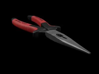 needle nose pliers 3D model