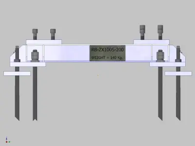 26384-ROBOT BASE ZX100S-200 3D model