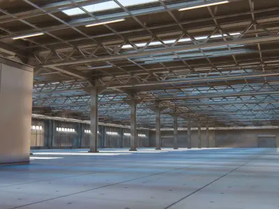 Warehouse 3D model 2