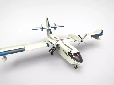  Bombardier CL-415 3D model