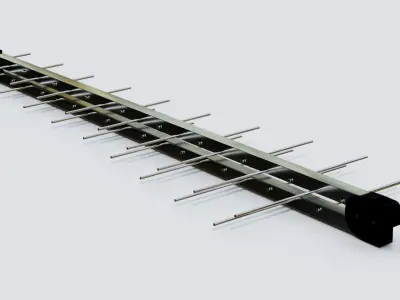 Antenna 19 Low-poly 3D model