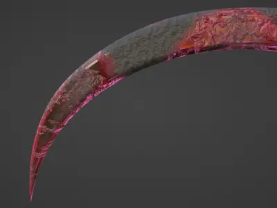 Cronus Sickle - Pink 3D model