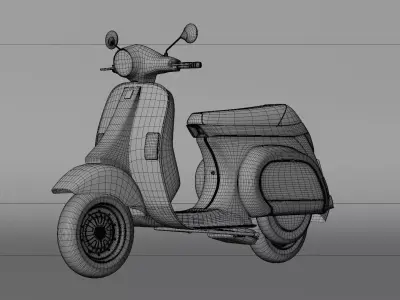 Piaggio Vespa Corsa 125 3D model