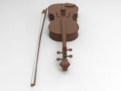 Violin Viola 3D print model