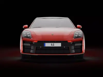 Porsche Panamera Turbo E-Hybrid 3D model