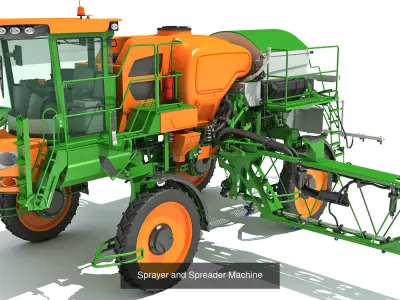 Farm Equipment Collection 3D Model Pack