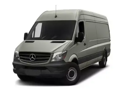 Low Poly Cargo Van 3D Model 3D model