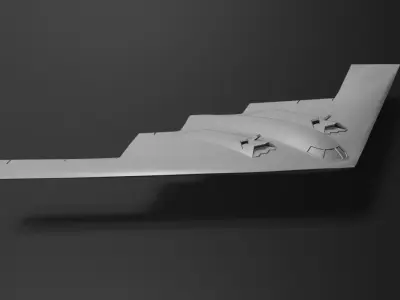 B2 bomber 3d print 3D print model