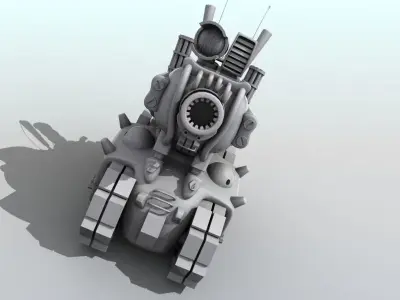 Metal Slug Tank 3D model by brtgai