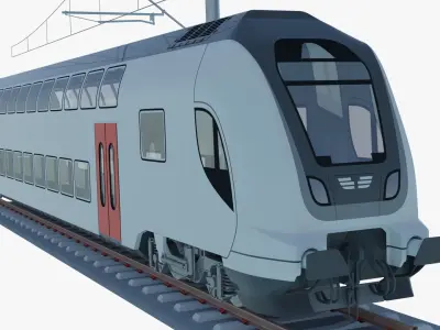 Bombardier Twindexx train 3D model