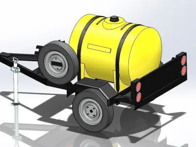 Fule and Water carrier 3D model