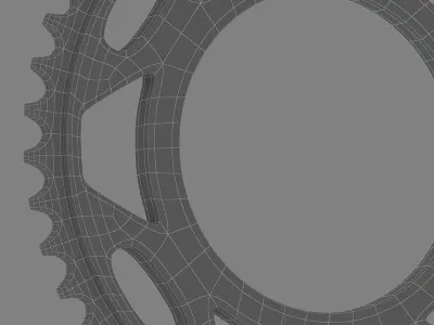 Gear 3D Model bicycle sprocket 3D model