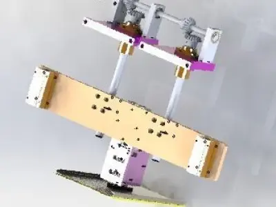 Manual fine-tuning module 3D model
