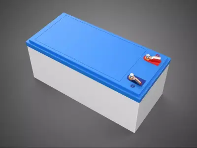STANDARD ACCU ACCUMULATOR BATTERY VOLT POWER SUPPLY INDUSTRIAL 3D model
