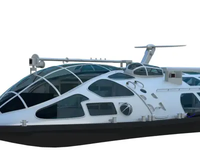 Water Bus Himiko 3D model