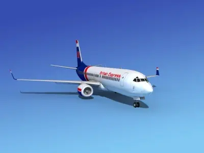Boeing 737-800 Britain Express 3D model
