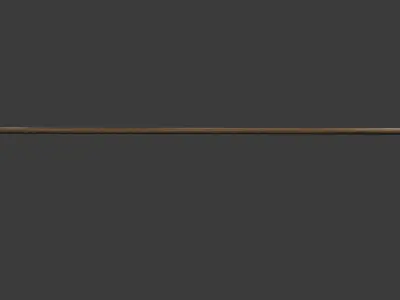 Chan Bo Polearm 3D Model Free low-poly 3D model