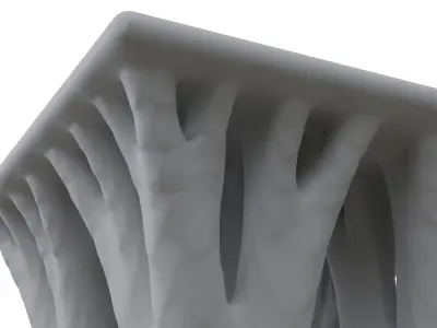 Organic Topological Tree-Like Tables 3D model