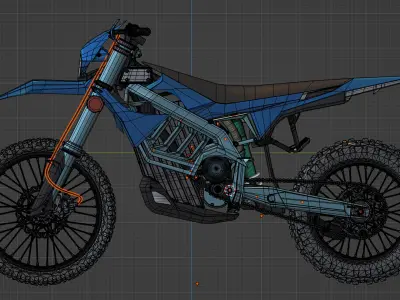 Off road bike 3D model