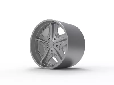 FOOSE KNIGHT  WHEEL 3D PRINT MODEL 3D print model