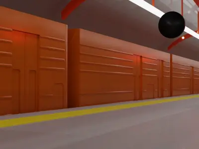 Real Subway in Istanbul 3D model