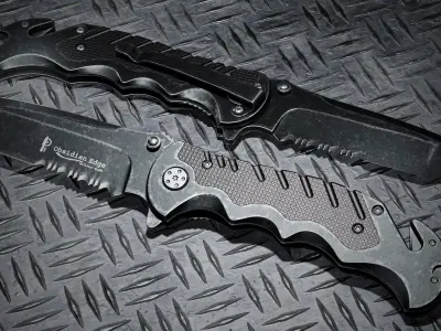 Border Guard Edge Knife Low-poly 3D model