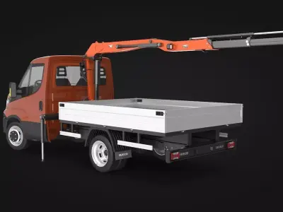 Iveco Crane Truck 3D model