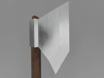 Axe low-poly Free low-poly 3D model purchase