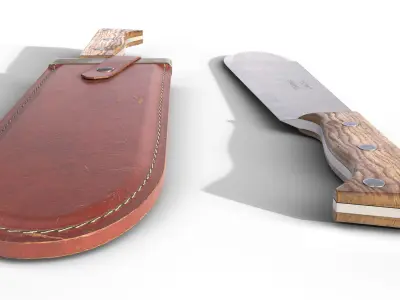 Usmc medical corpsman knife Low-poly 3D model