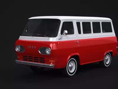 Econoline E-100 Bus 3D model