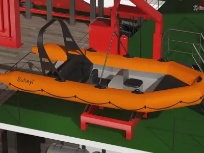 Generic Support Vessel 3D model