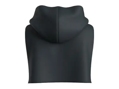 Dark Grey Hood Warmer 3D model