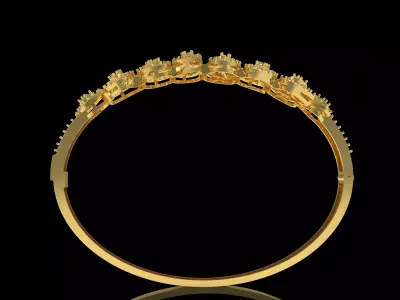 Art Deco Bracelet 22 3D print model