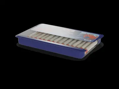 Frozen crab sticks Frozen Crab Sticks 3D model