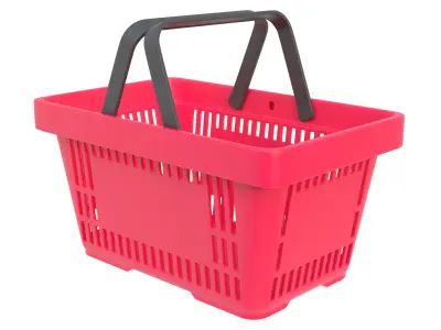 Shopping basket 04 3D model