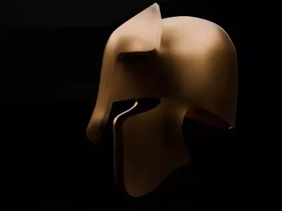 Spartan Helmet 3D model get
