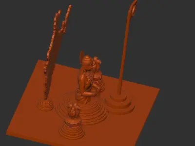 Bharat mata  3D print model