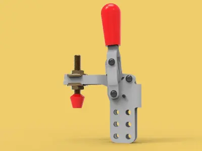 Vertical Hold Down Handle Toggle Clamp 3D model
