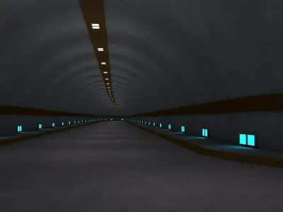 Tunnel 3D model purchase