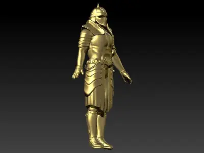 Knight in Shining Armour Pendant 3D print model purchase