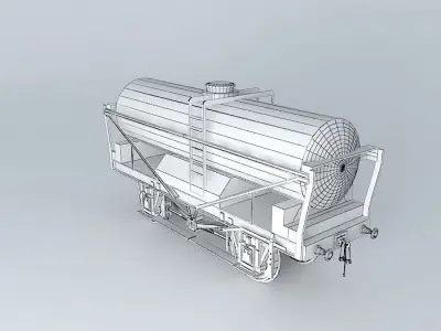 SHELL Tanker No. 5082 Free 3D model