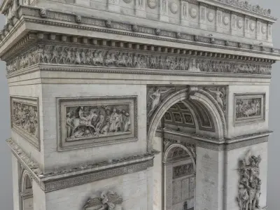  Arc de Triomphe Paris - photogrammetry 